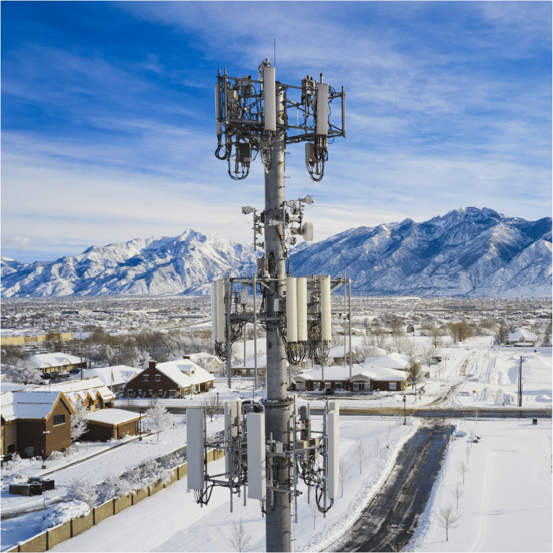 PIM mitigation absorber installed on cellular antenna for backlobe suppression
